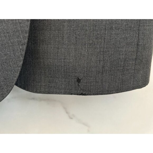 J.Crew Ludlow Mens Gray Tollegno 1900 Wool Blend Blazer Suit Jacket 40R Classic - Picture 8 of 8